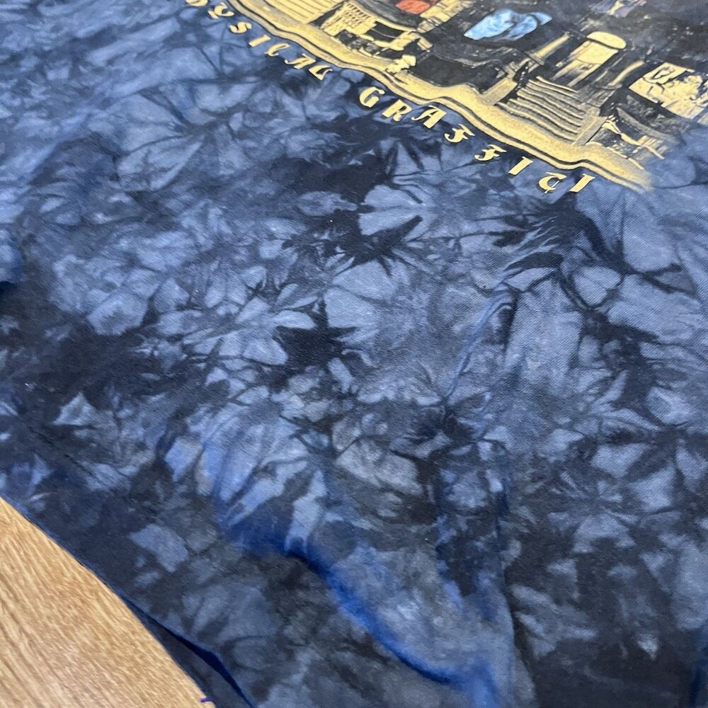 NWT VTG Liquid Blue Led Zeppelin T-Shirt Mens XL Tie Dye Physical Graffiti USA - Picture 6 of 11
